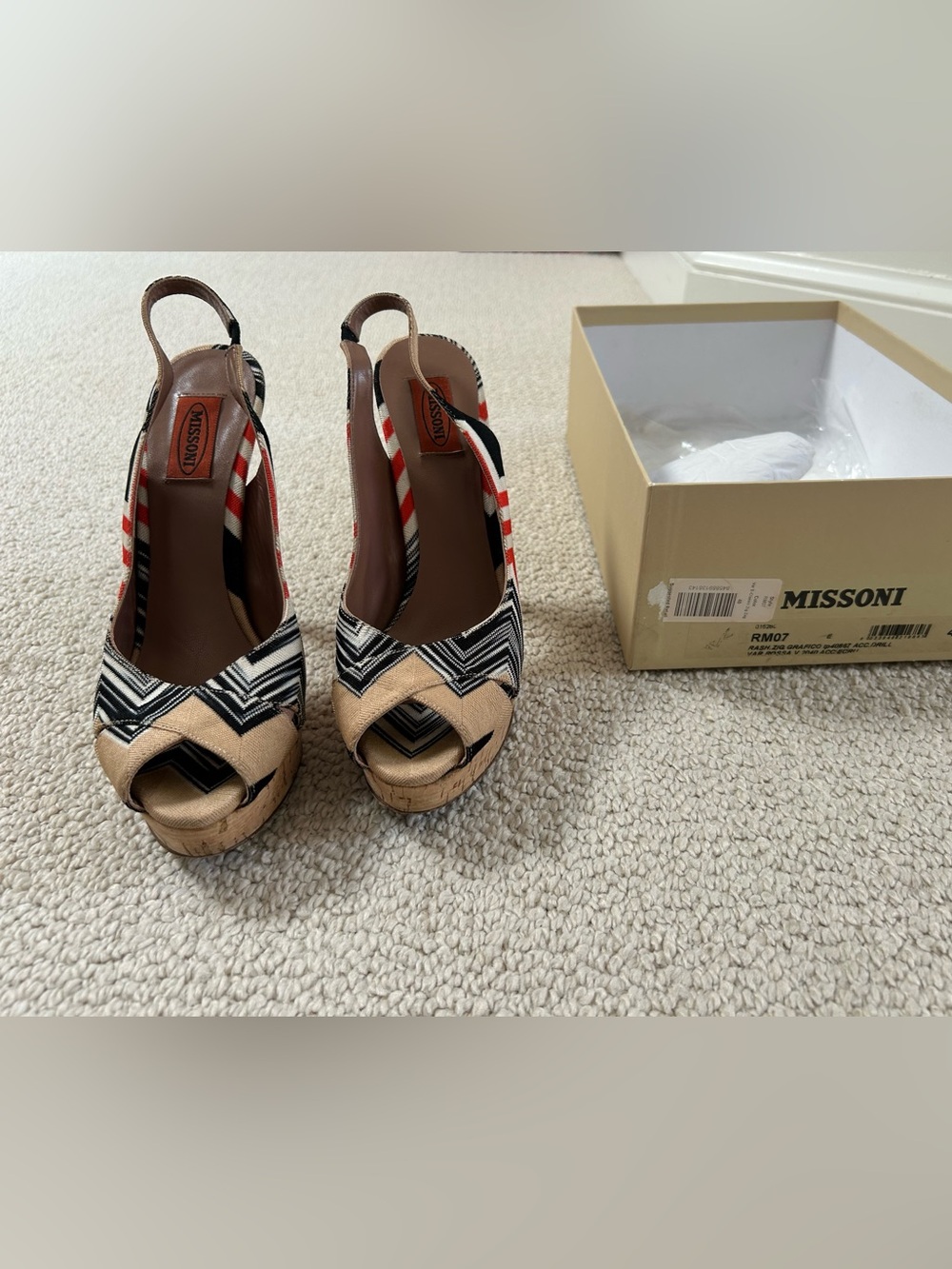 Missoni Tessuto Sandals - Size 40 - Worn Once